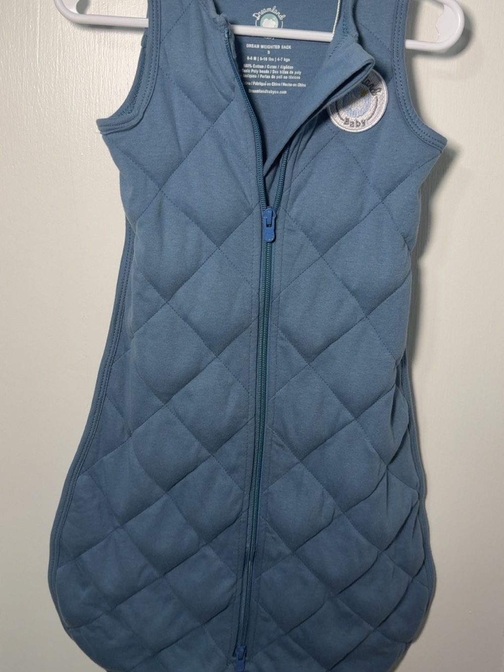Blue Quilted Sleep Sack - Unbranded Kids Wearable Blanket